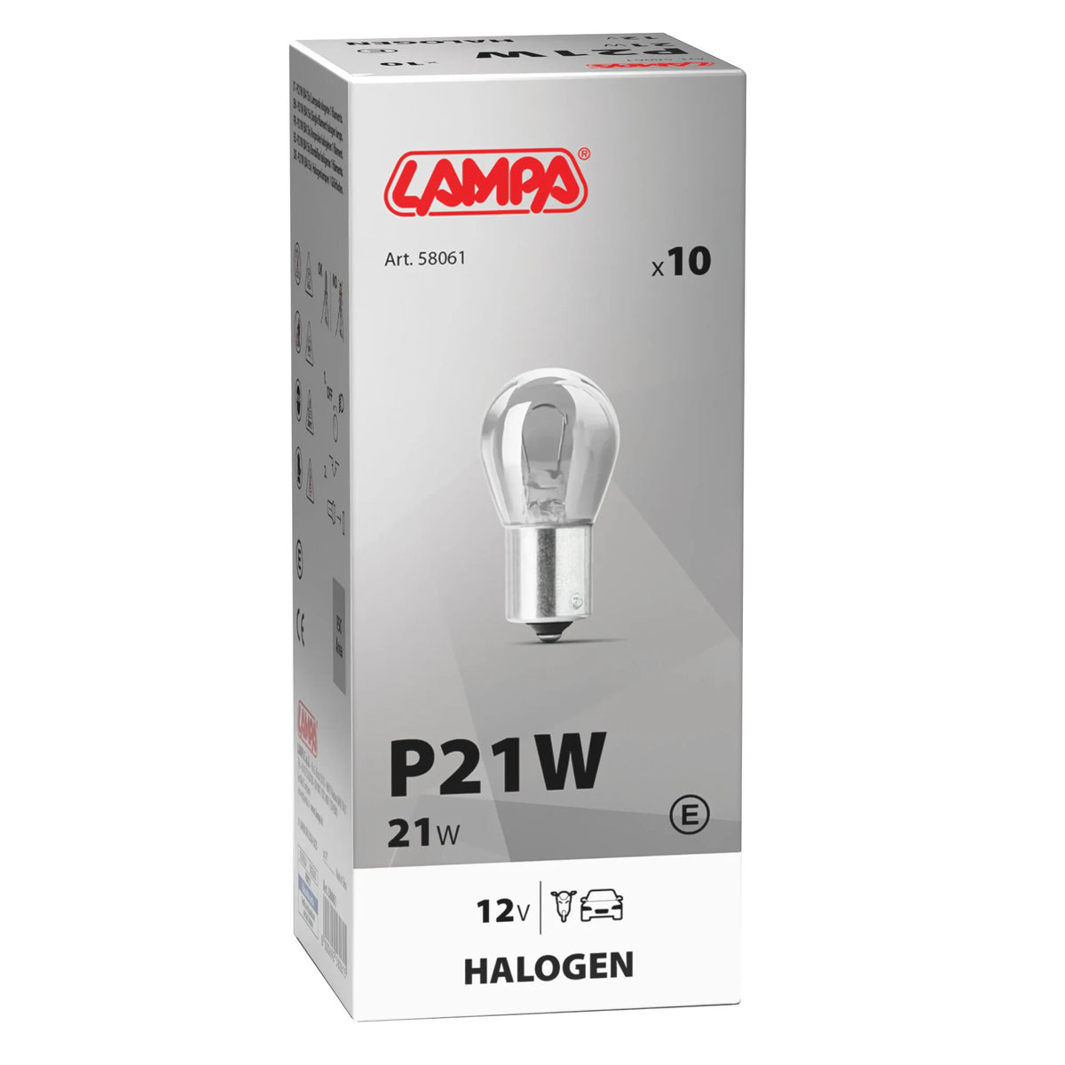 La confezione di 12V Lampada 1 filamento - P21W - 21W, vista 2