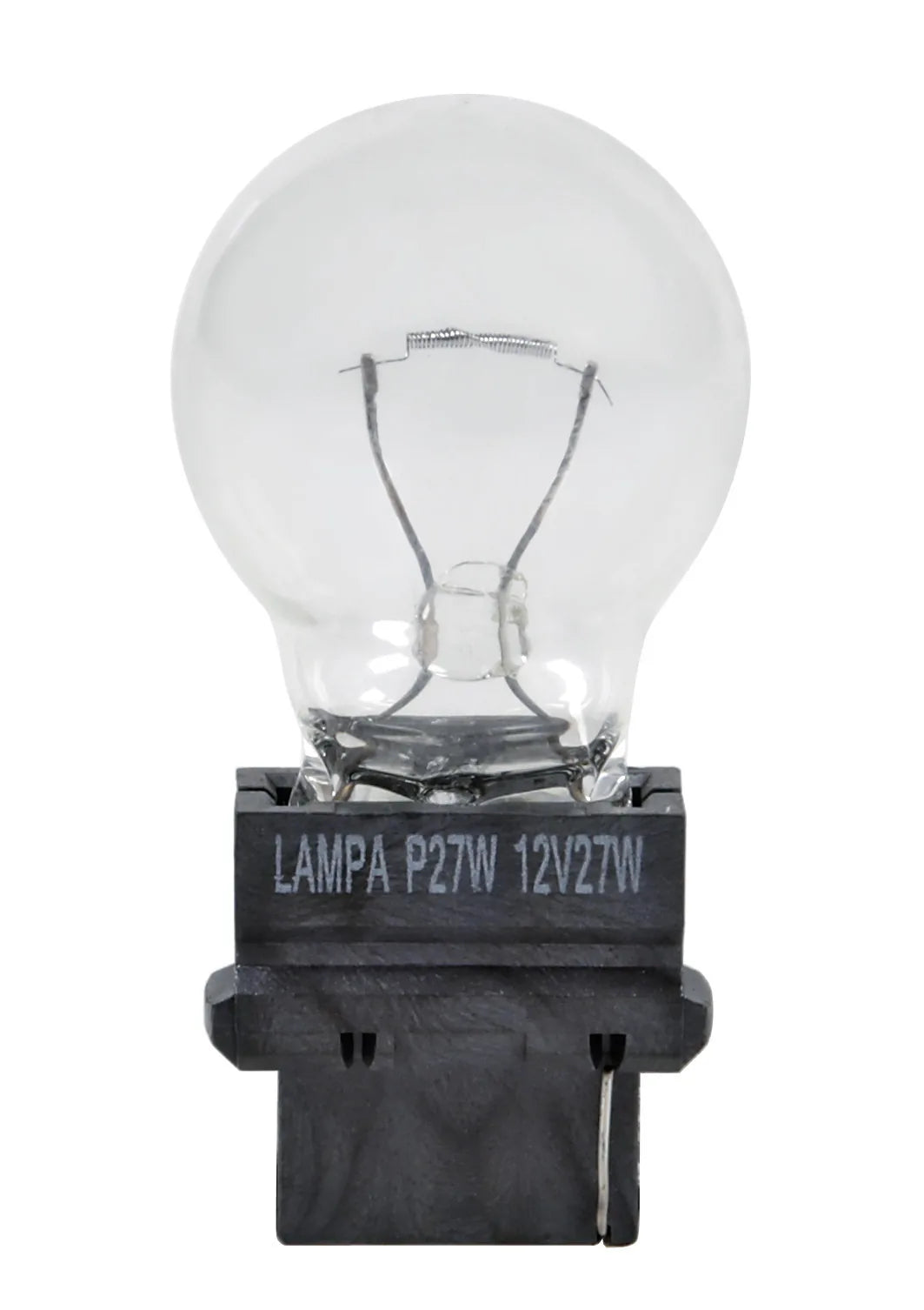 12V Lampada 1 filamento - P27W - 27W su fondo bianco