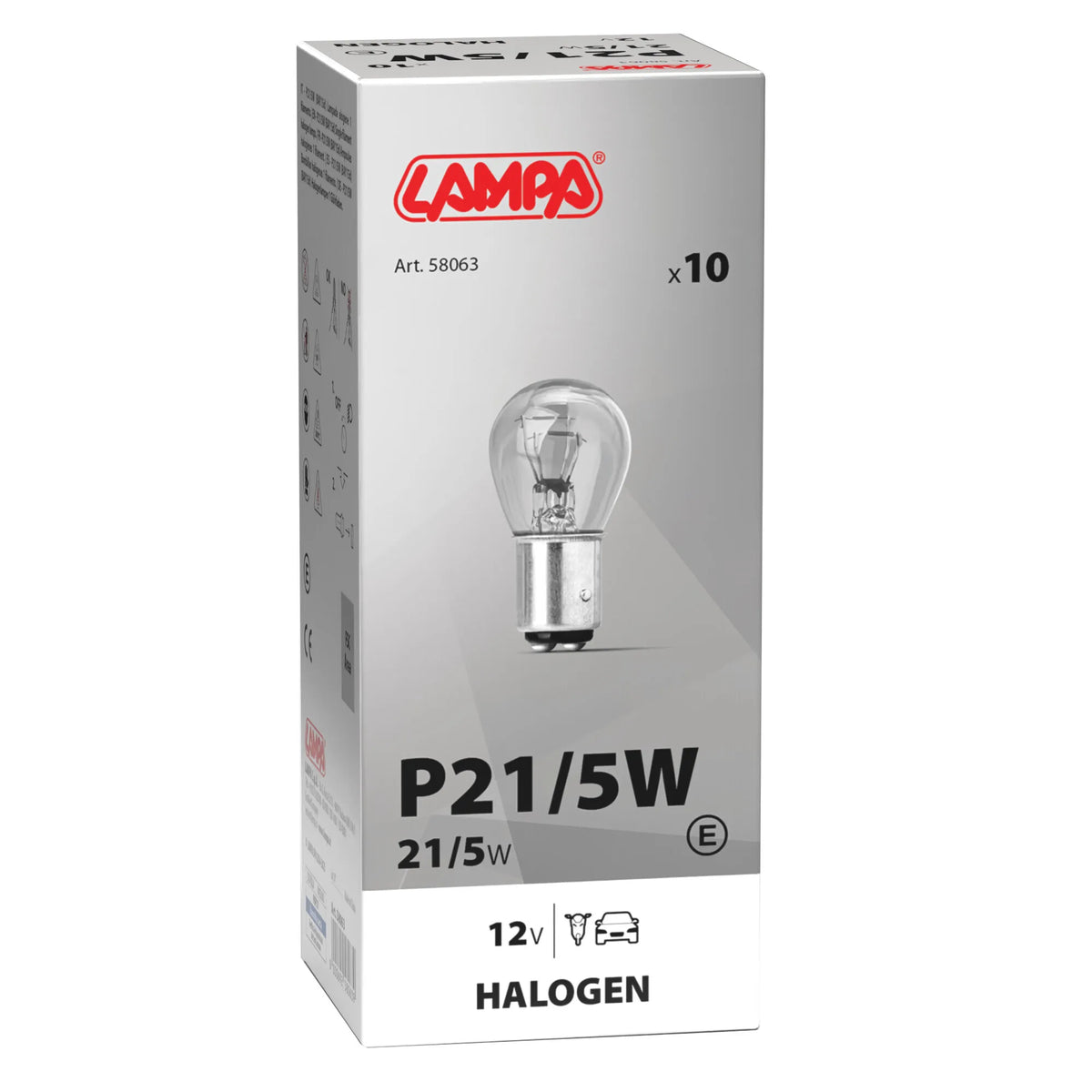 La confezione di 12V Lampada 2 filamenti - P21/5W - 21/5W, vista 2
