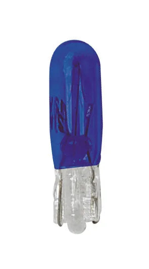 12V Lampada con zoccolo vetro - (T5) - 1,2W - W2x4,6d - 2 pz su fondo bianco