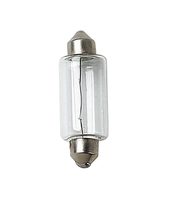 12V Lampada siluro - 15x41 mm - 18W - SV8,5-8 - 2 pz su fondo bianco