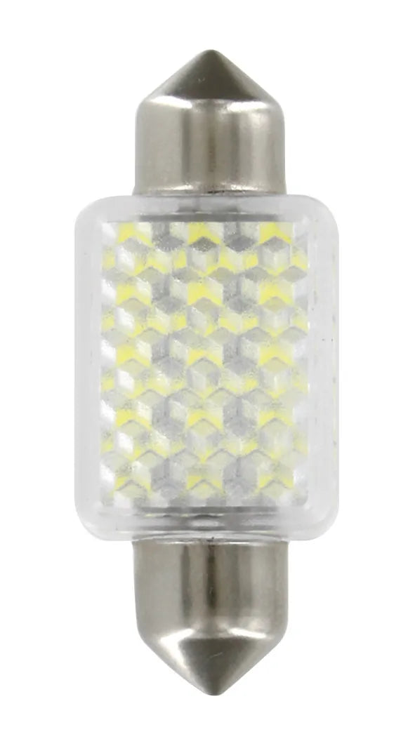 12V Led Series - 27 SMD x 1 chips - 15x35 mm - SV8,5-8 - 1 su fondo bianco