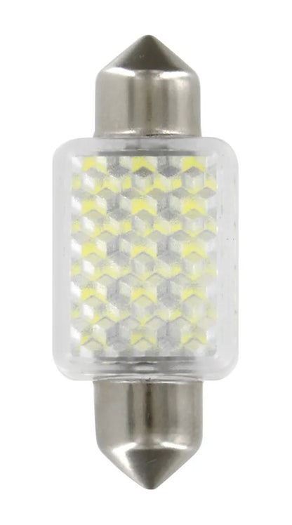 12V Led Series - 27 SMD x 1 chips - 15x35 mm - SV8,5-8 - 1 su fondo bianco