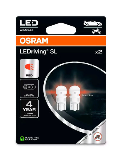 La confezione di 12V LEDriving SL - (W5W) - 1W - W2,1x9,5d - 2 pz - Scatola