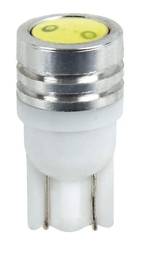 12V Mega-Led 2 - 2 super chips - (T10) - W2,1x9,5d - 2 pz su fondo bianco