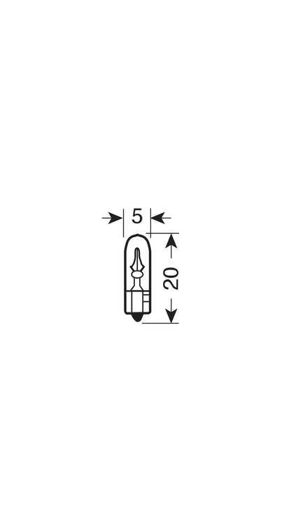 12V Original Line - 1,2W - W2x4,6d quantità: 10