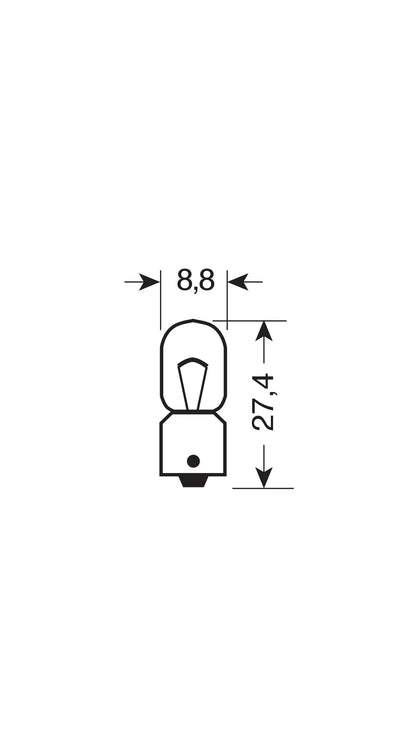 12V Original Line - 5W - BA9s - 1 pz - Sfuso quantità: 10