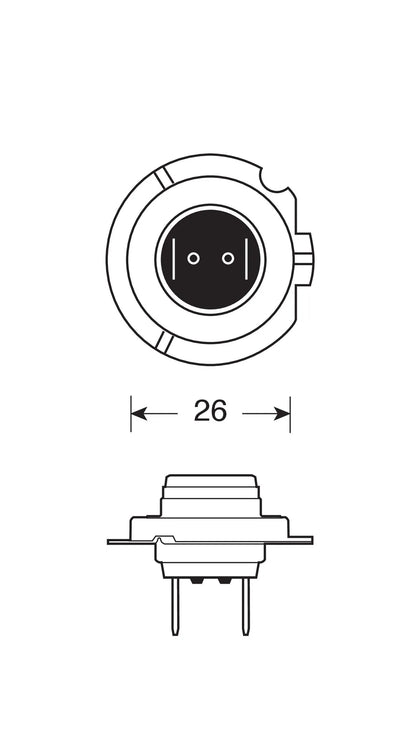 12V Original Line - H18 - 65W - PY26d-1 - 1 pz, vista 2