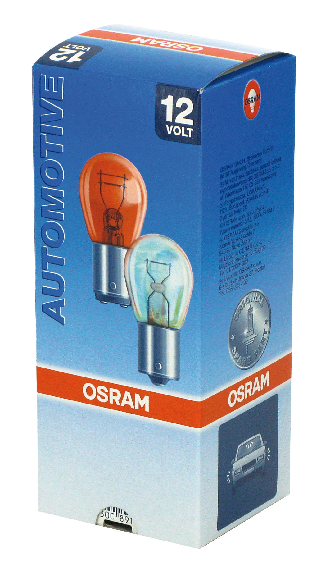 La confezione di 12V Original Line - PY21W - 21W - BAU15s quantità: 10