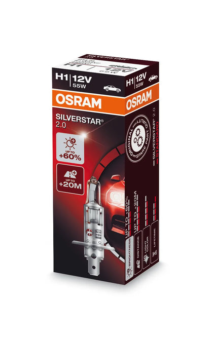 La confezione di 12V Silverstar 2.0 - H1 - 55W