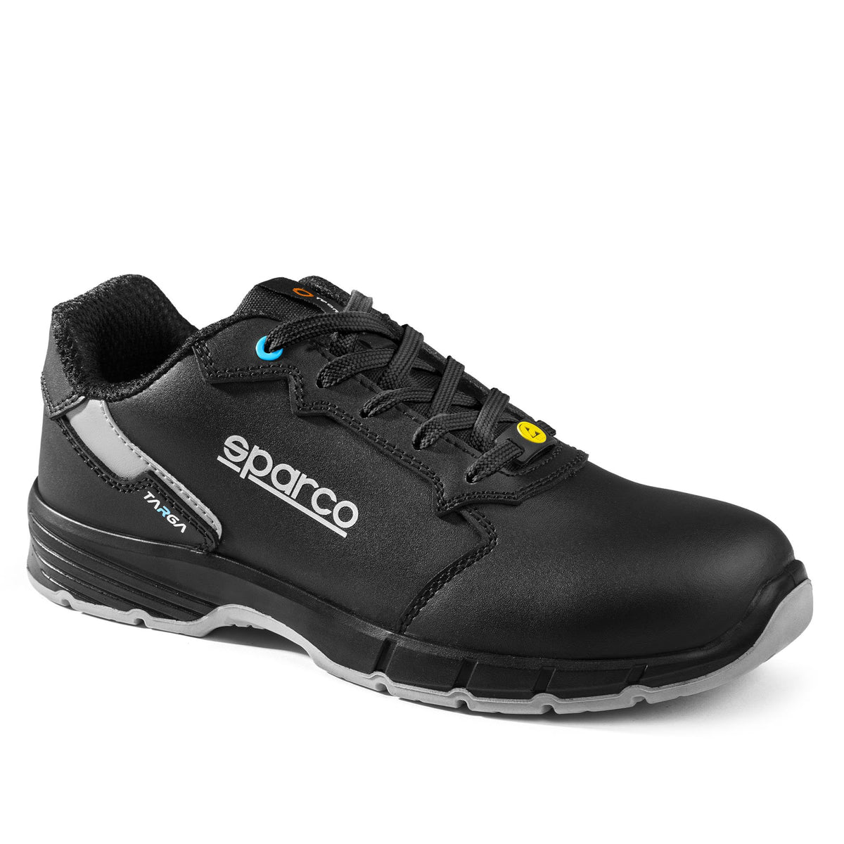 Scarpe antinfortunistiche basse Sparco Targa ESD S3S SR FO Nero / Griglio Scuro