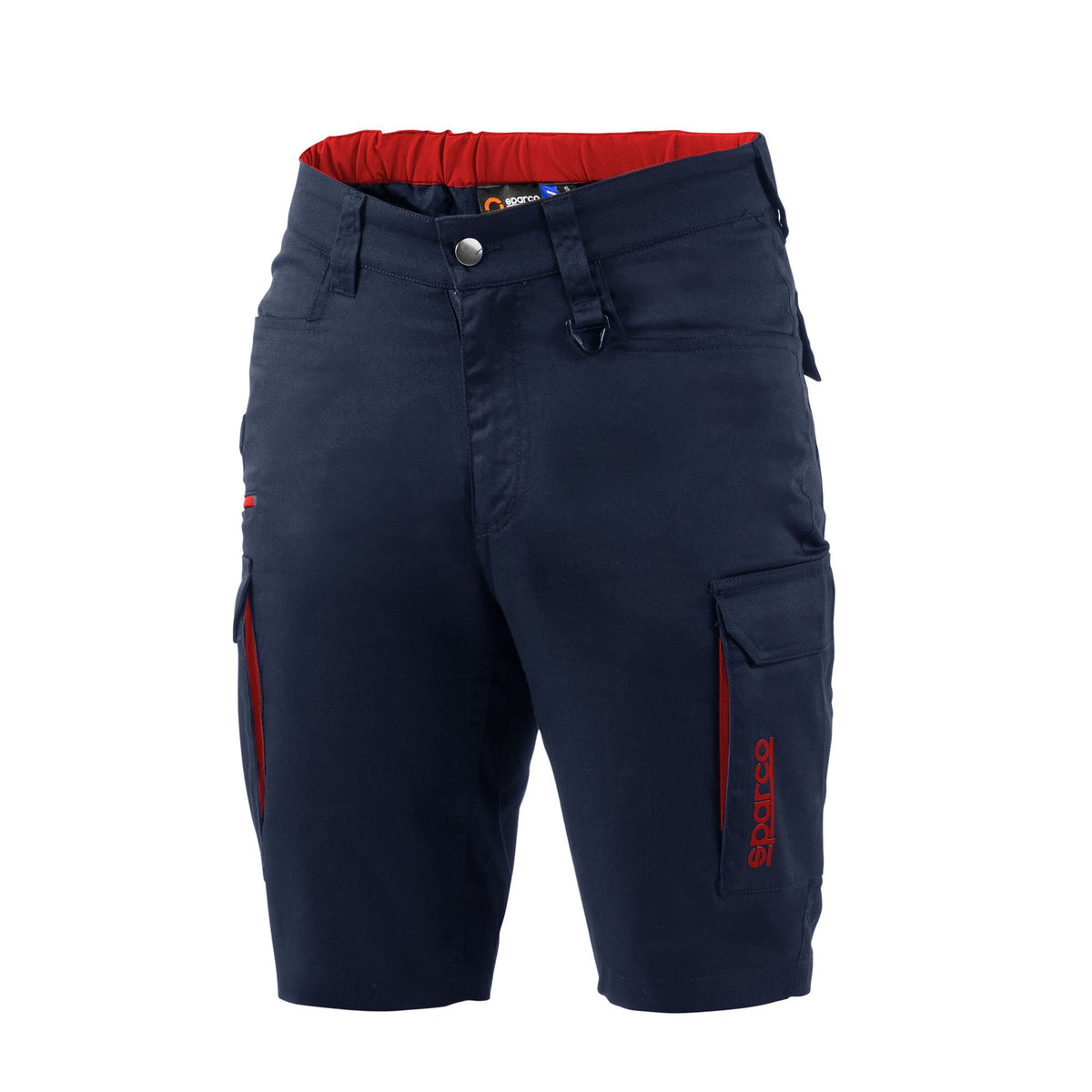 Bermuda da lavoro Sparco Hawaii cargo Blu Scuro / Rosso
