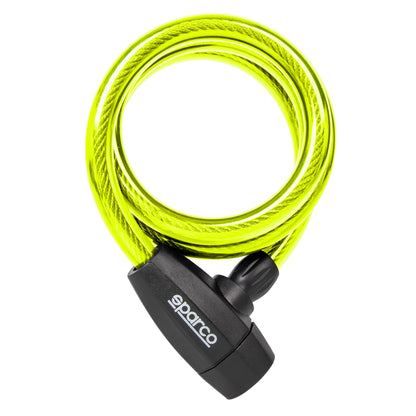 Lucchetto a cavo Sparco azzurro per bici e monopattini elettrici 12 x 1200 mm – vista 2