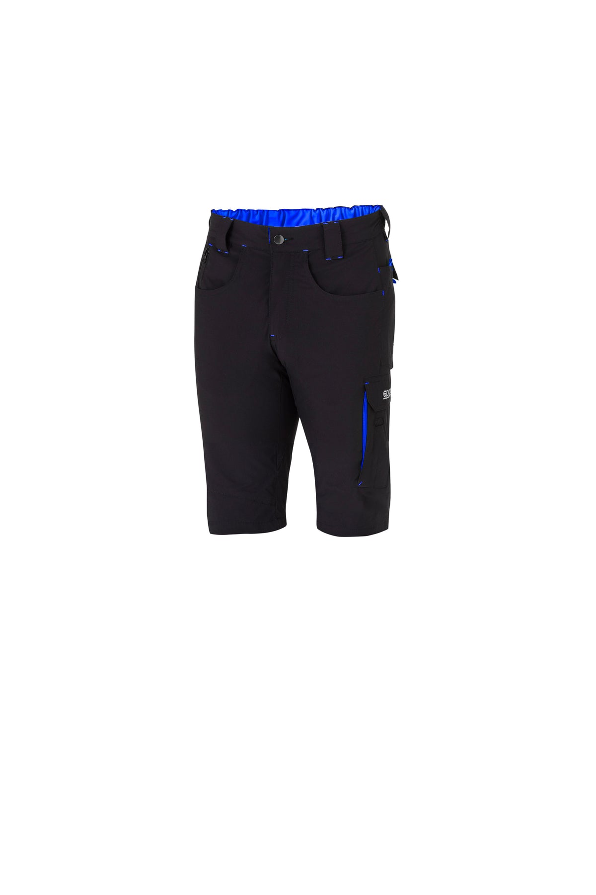 Bermuda da lavoro Sparco Light Shorts Tech Laredo Nero / Azzurro