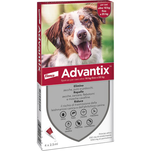 Advantix - 6 pipette - "Spot on" - Cani