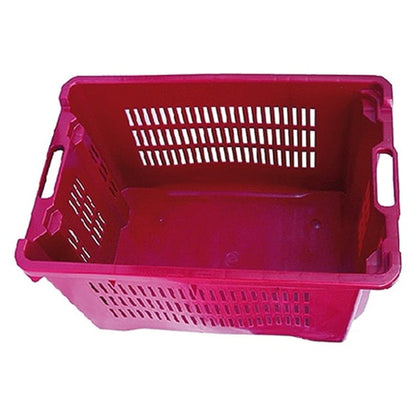 Cassetta in PVC da 40 litri, foratura totale su fondo e pareti.