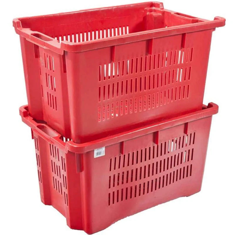 Cassetta forata in PVC da 40 litri, sovrapponibile alle cassette tradizionali