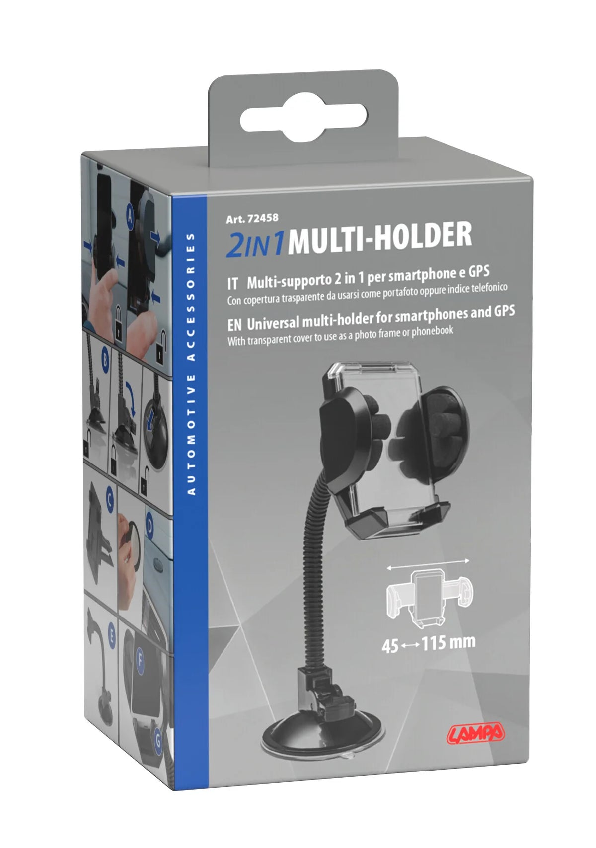 La confezione di 2 in 1 multi-supporto universale