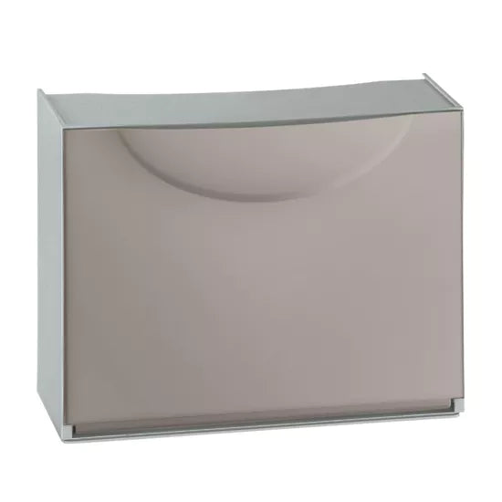 SCARPIERA MODULARE HARMONY BOX TERRY TORTORA/GRIGIO CM 51X19 H.CM 39