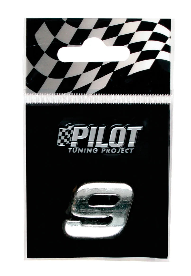 3D Letters Type-1 (18 mm) quantità: 10 su fondo bianco, vista 16