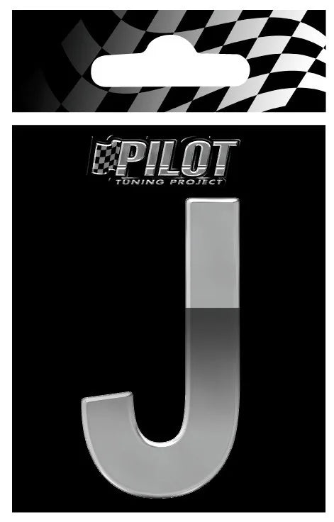 3D Letters Type-4 (70 mm) quantità: 10 su fondo bianco, vista 8