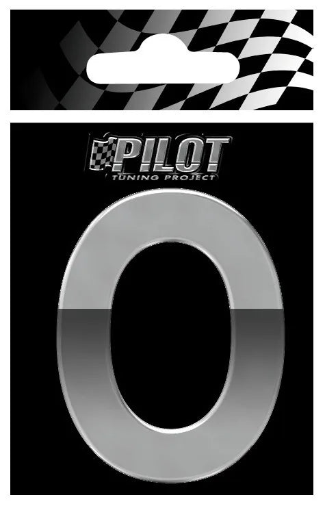 3D Letters Type-4 (70 mm) quantità: 10 su fondo bianco, vista 12