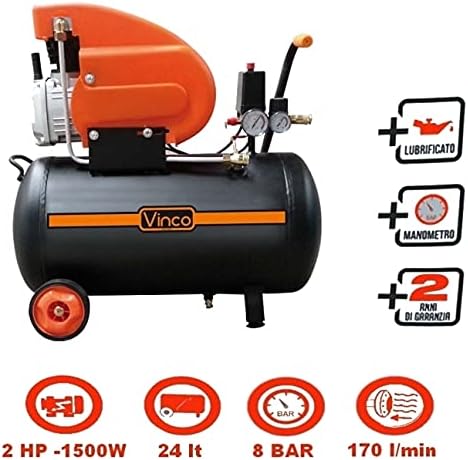 Vinco Compressore Lt 24 Lubrificato 60600