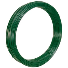 Filo ferro plastificato verde in matasse mt.100