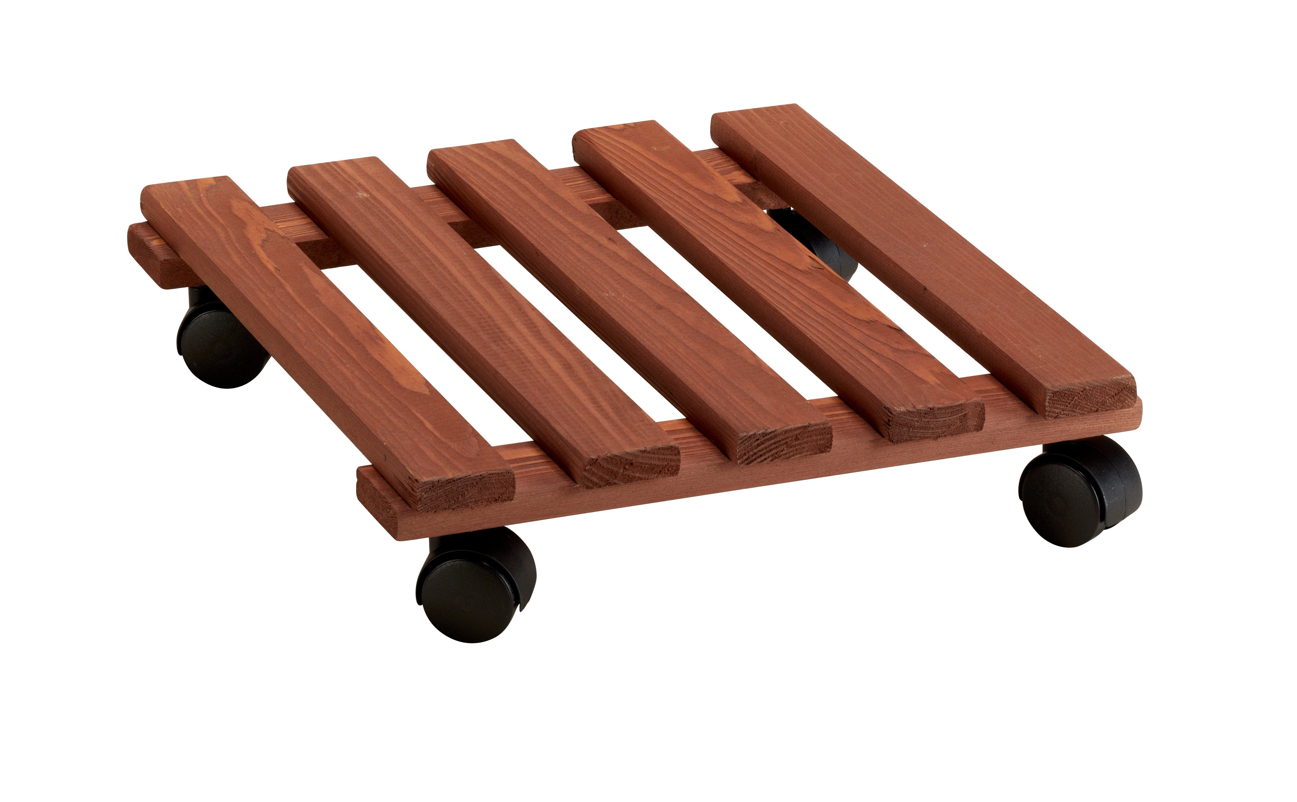 Carrello Portatutto - 35x35 cm - color castagno