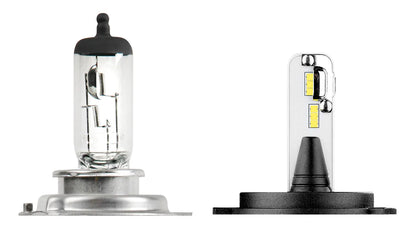 9/32V Halo Led Serie 3 Blade - (H4) - 20W - P43t - 2 pz — fascio luce equiparabile alla lampada alogena