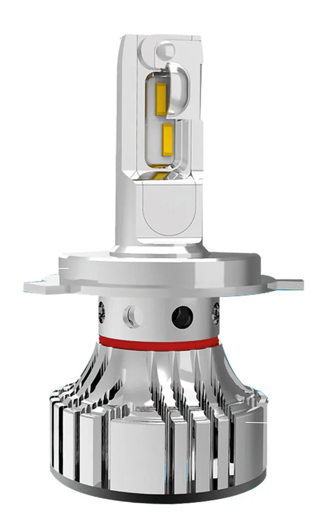 9/32V Halo Led Serie 7 Compact - (H4) - 36W - P43t - 2 pz — installabili senza modifiche ai fanali. Lunga durata (25.000 ore)