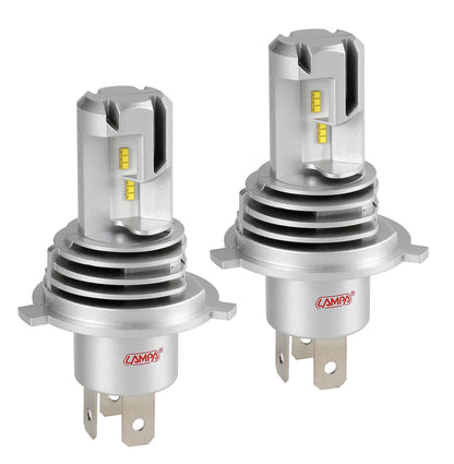 9/32V Halo Led Serie 8 Halo Killer - (H4) - 25W - P43t - 2 — per convertire fari alogeni in fari a led