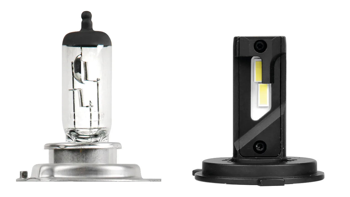 9/32V Halo Led Serie 9 Ultra Power Compact - (H4) - 45W — raffreddamento con ventola ad alta velocità