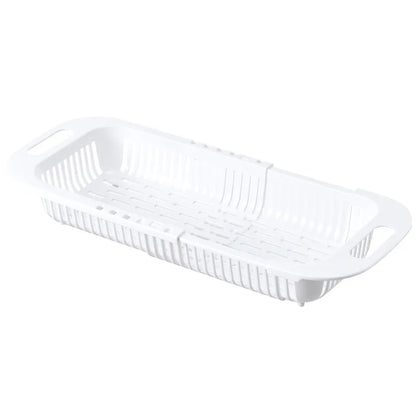 Kitchen Organizer Soap Sponge Holder Adjustable Vegetable Drain Basket Sink Rack Telescopic Drain Rack Kitchen Organizer Gadgets