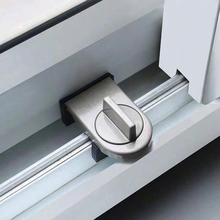 No Punching Sliding Door Lock Kidsren'S Sliding Window Safety Lock High-Rise Anti-Fall Limiter Anti-Theft Safety Lock