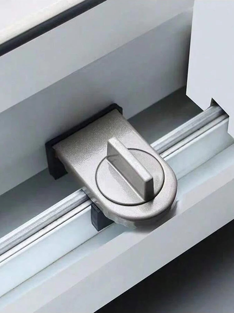 No Punching Sliding Door Lock Kidsren'S Sliding Window Safety Lock High-Rise Anti-Fall Limiter Anti-Theft Safety Lock