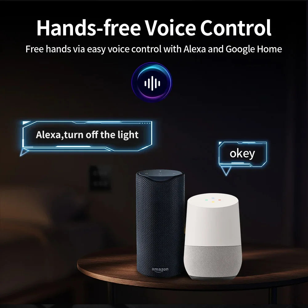 Tuya WIFI Smart RF433 Wall Galss Panel Switch EU 1/2/3/4 Gang Smart Life App Voice Control Work with Alexa Google Home