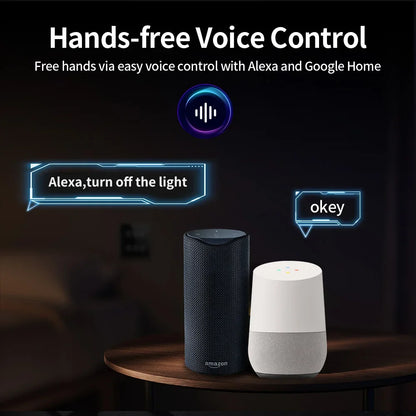 Tuya WIFI Smart RF433 Wall Galss Panel Switch EU 1/2/3/4 Gang Smart Life App Voice Control Work with Alexa Google Home