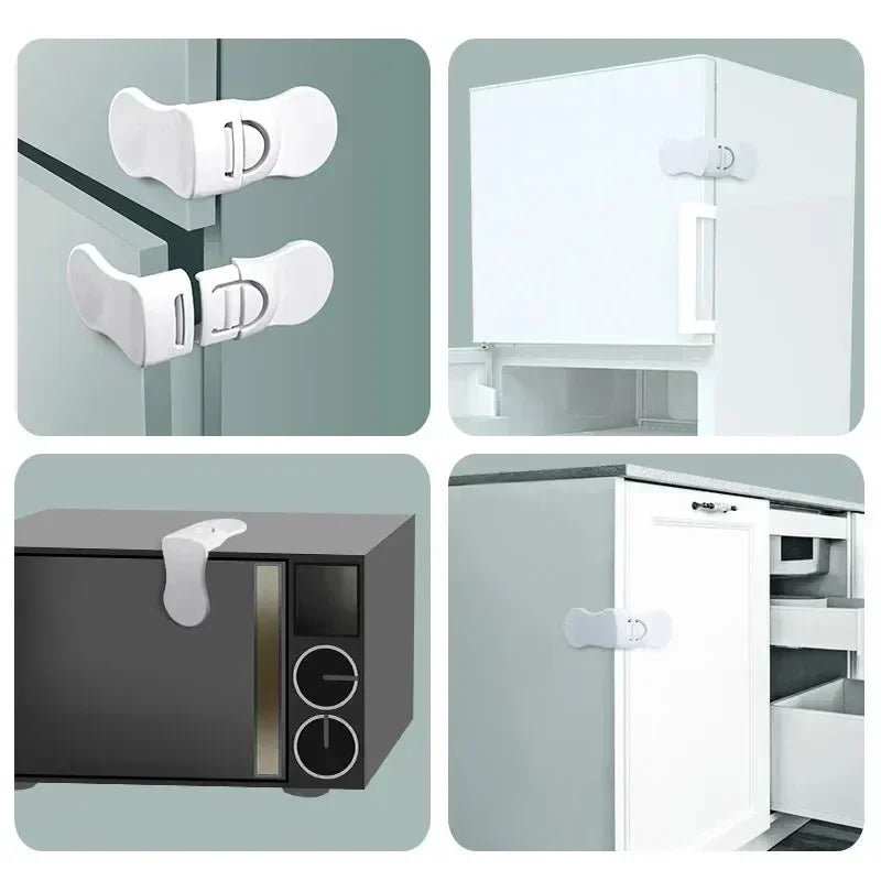 Drawer Lock Baby Safety Security Protection Anti-Pinching Hand Cabinet Drawer Lockers Baby Safety Accessories Buckle for Child