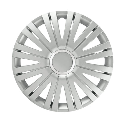Active Silver - Set 4 copricerchi - Ø — set 4 copricerchi In ABS, verniciatura doppio strato