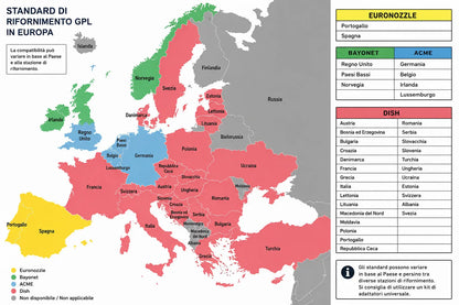 Adattatore GPL - Dish (Italia) montato sul veicolo