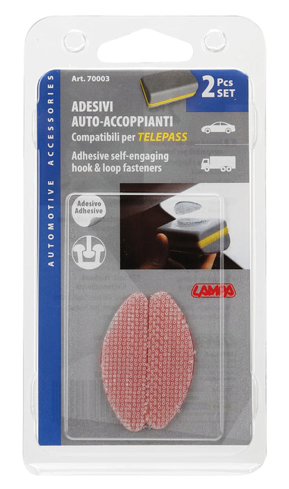 La confezione di Adesivi con sistema attacca/stacca, set da 2 pz