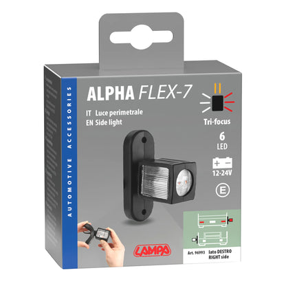 La confezione di Alpha Flex 7, luce ingombro - 6 Led, vista 2