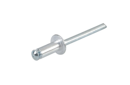 Aluminium Rivets, set 50 rivetti Graf per portatarga — foro d’inserimento 5,3 mm – spessore tenuta 2-6 mm