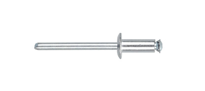 Aluminium Rivets, set 50 rivetti Graf per portatarga su fondo bianco, vista 3