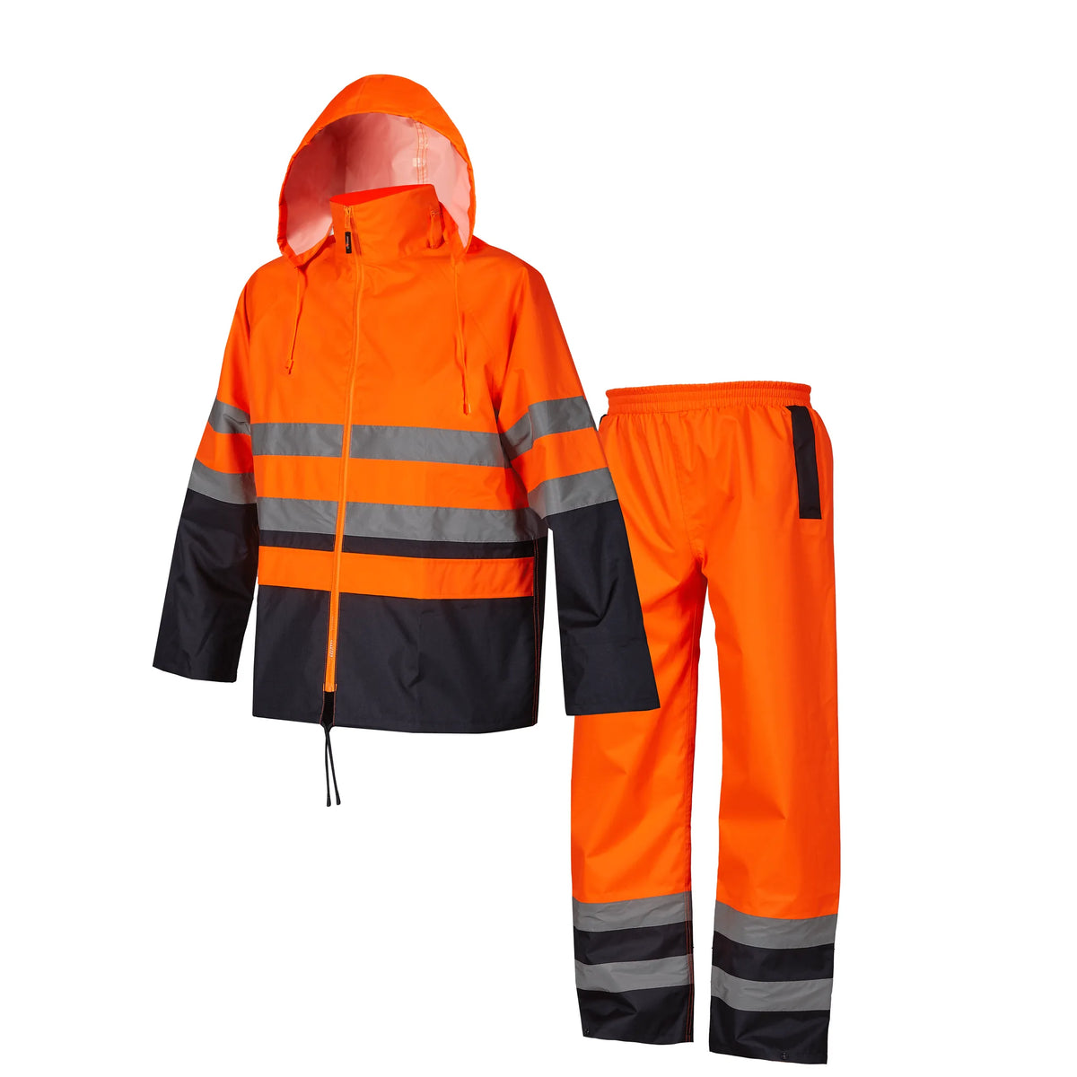 Antipioggia da lavoro U-Power HALLEY Navy/Orange