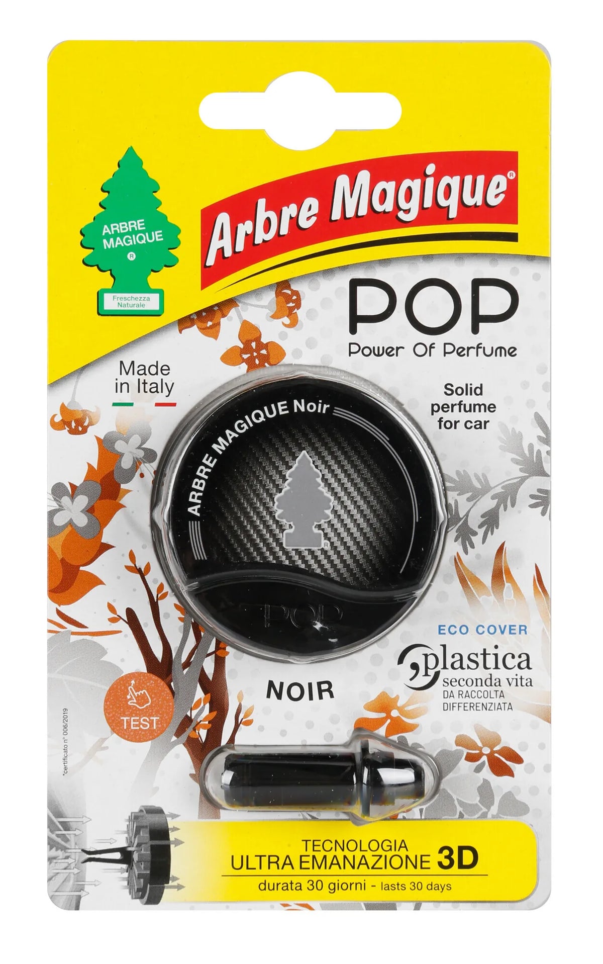 La confezione di Arbre Magique Pop, deodorante
