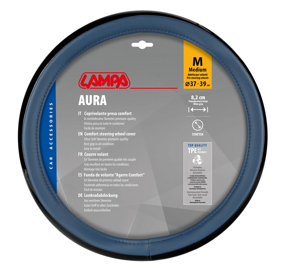 La confezione di Aura, coprivolante in Skeentex - M - Ø 37/39 cm