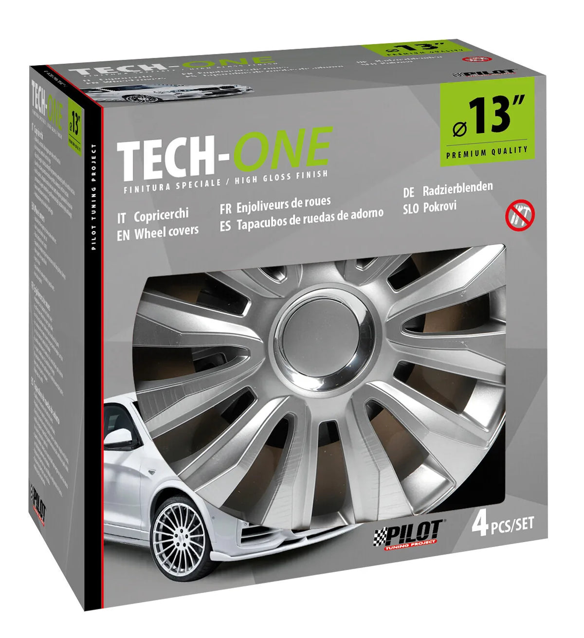 La confezione di Avalone Pro - Set 4 copricerchi - Ø