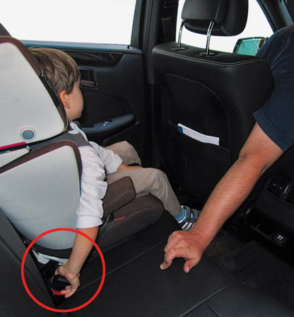Baby Guard, allarme cintura di sicurezza montato sul veicolo